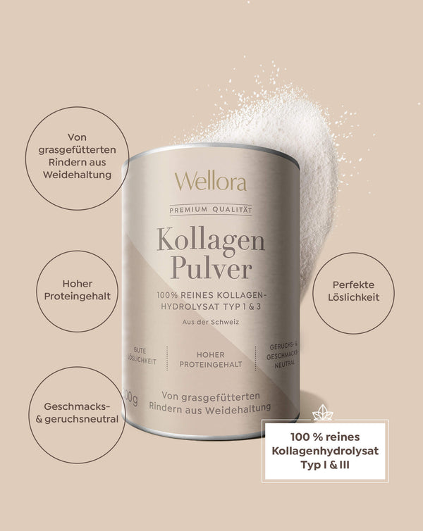 Wellora, Kollagen Pulver, 300g
