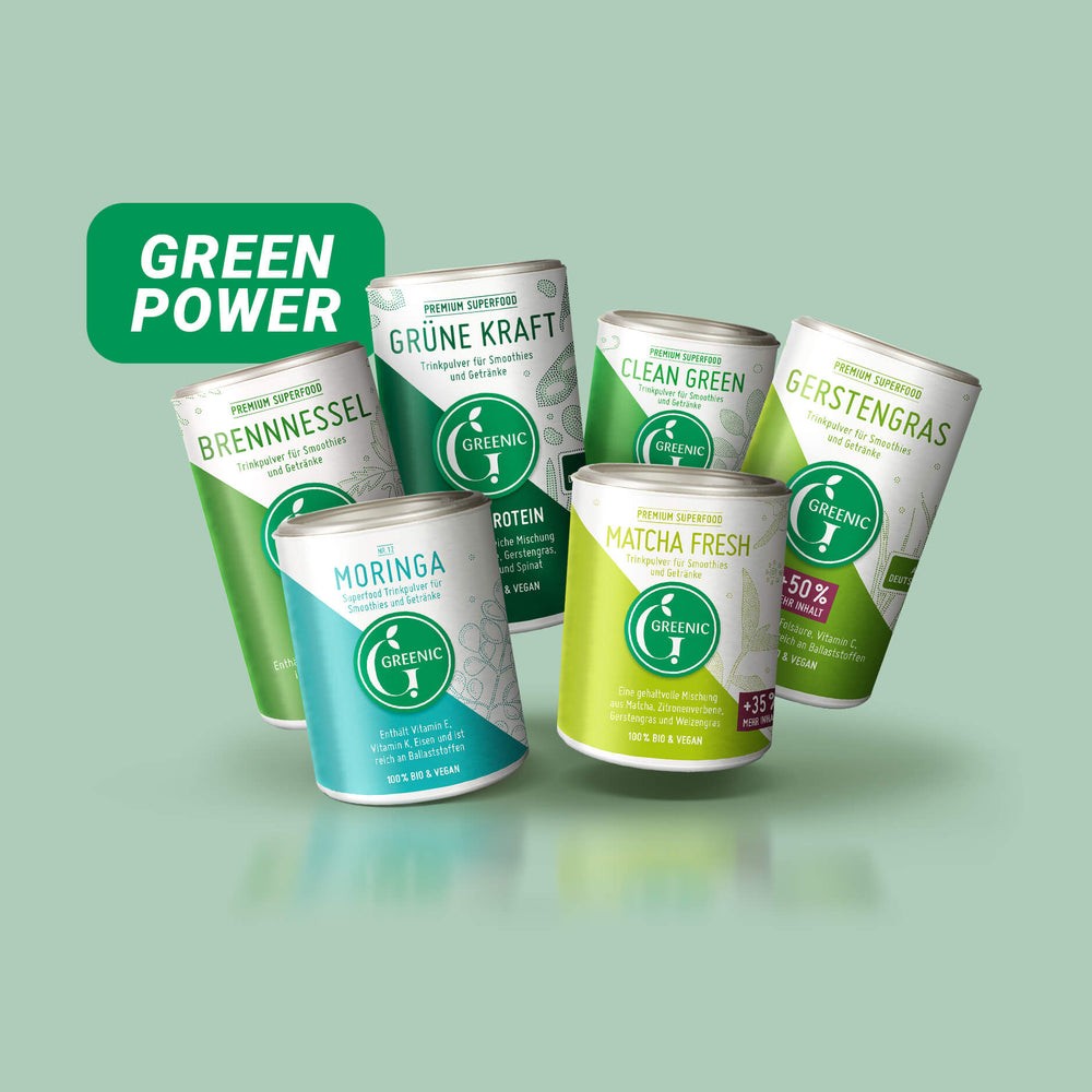 Green Power Set: 6 Pulver