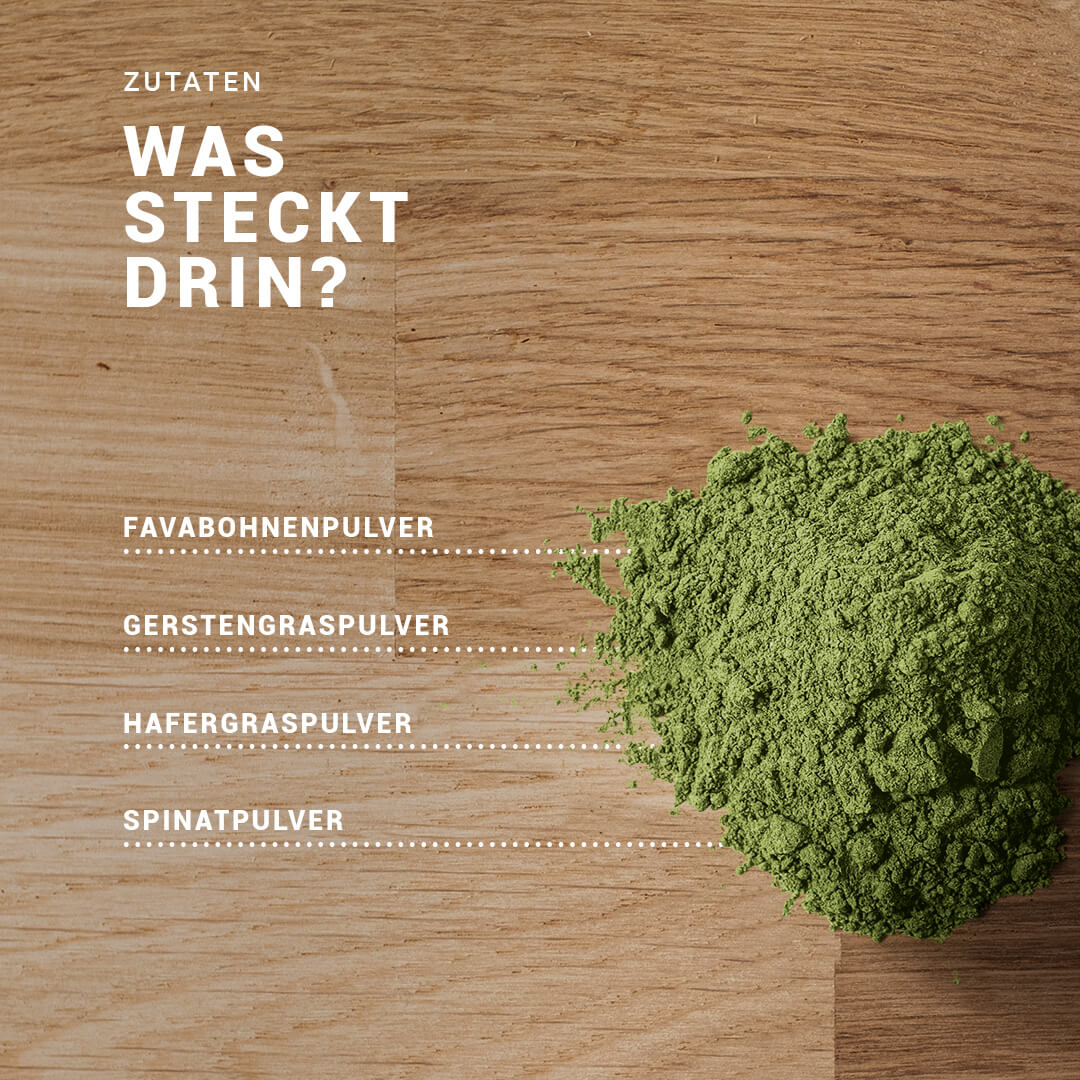 
                  
                    Grüne Kraft Pulver aus Deutschland, Proteinmischung, 150 g
                  
                