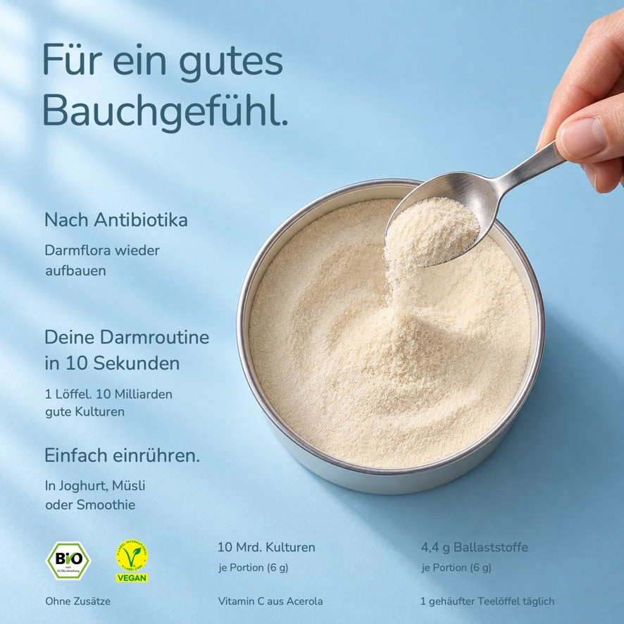 Bio Flora, mit Präbiotika & Probiotika, 126g