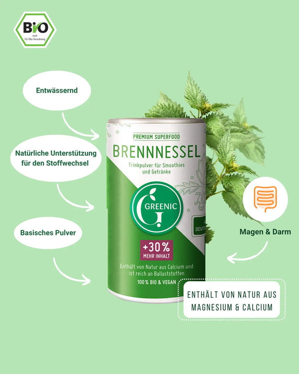 Brennnessel Pulver aus Deutschland 130 g