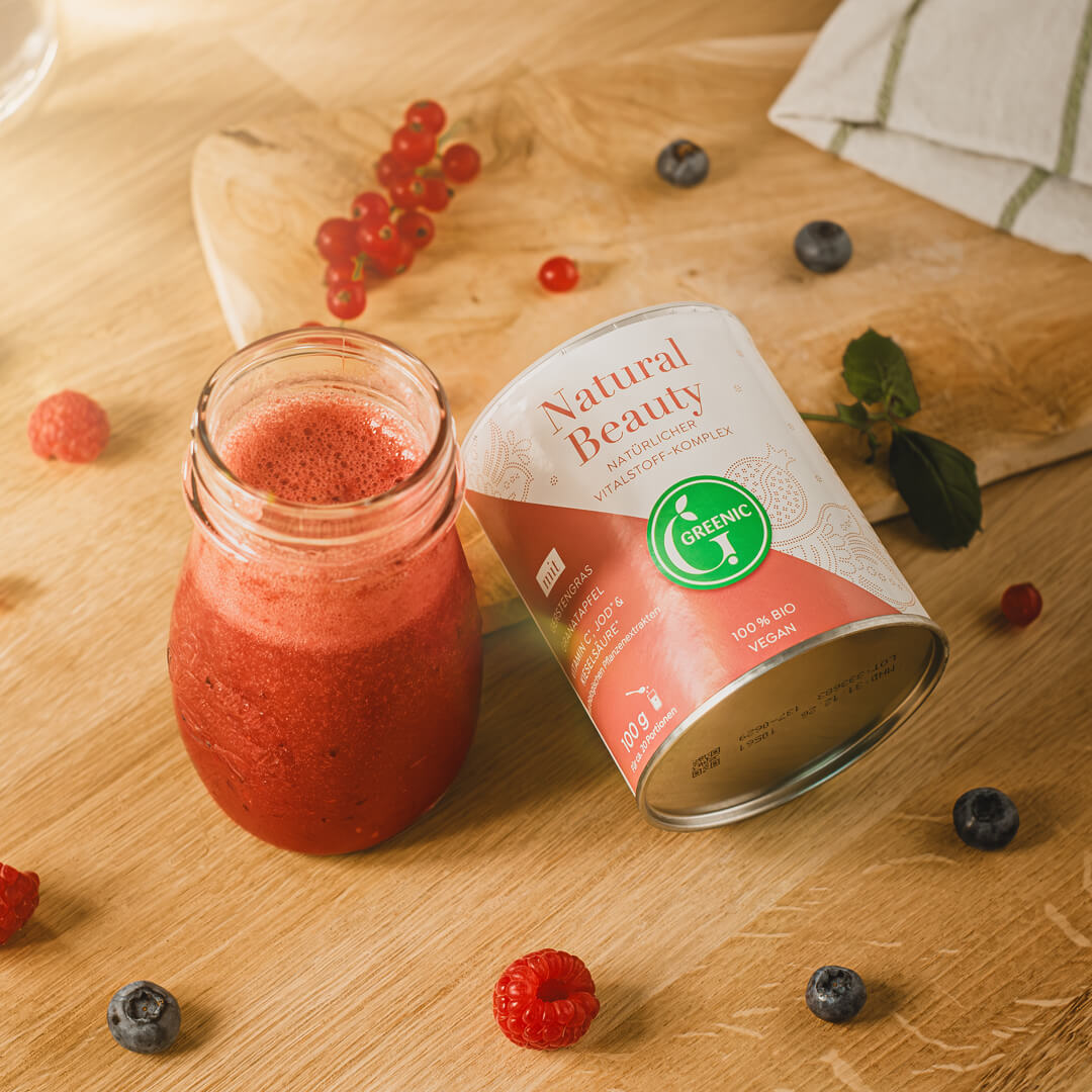 Natural Beauty, Bio Glow-Drink für Haut & Haare 100g