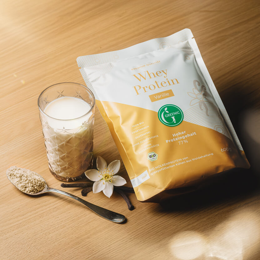 Whey Protein Vanille Pulver, Proteinmischung, 600g