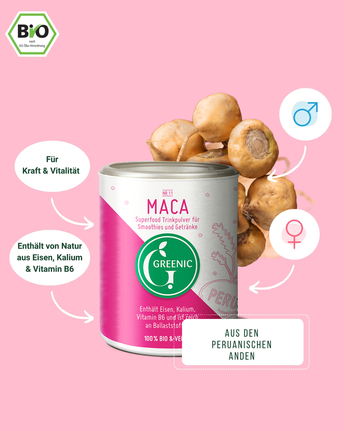 Bio Maca Pulver 150g