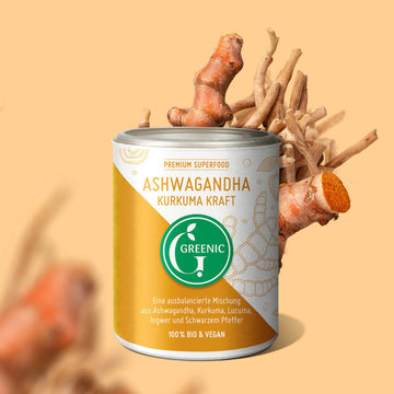 Bio Ashwagandha Kurkuma, Golden Milk Pulver 130g