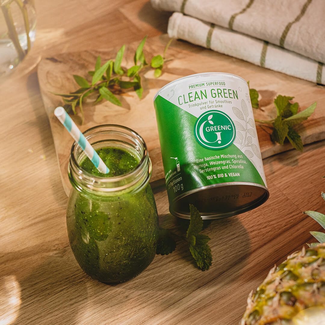 Clean Green, Bio Daily Greens Pulver 100g