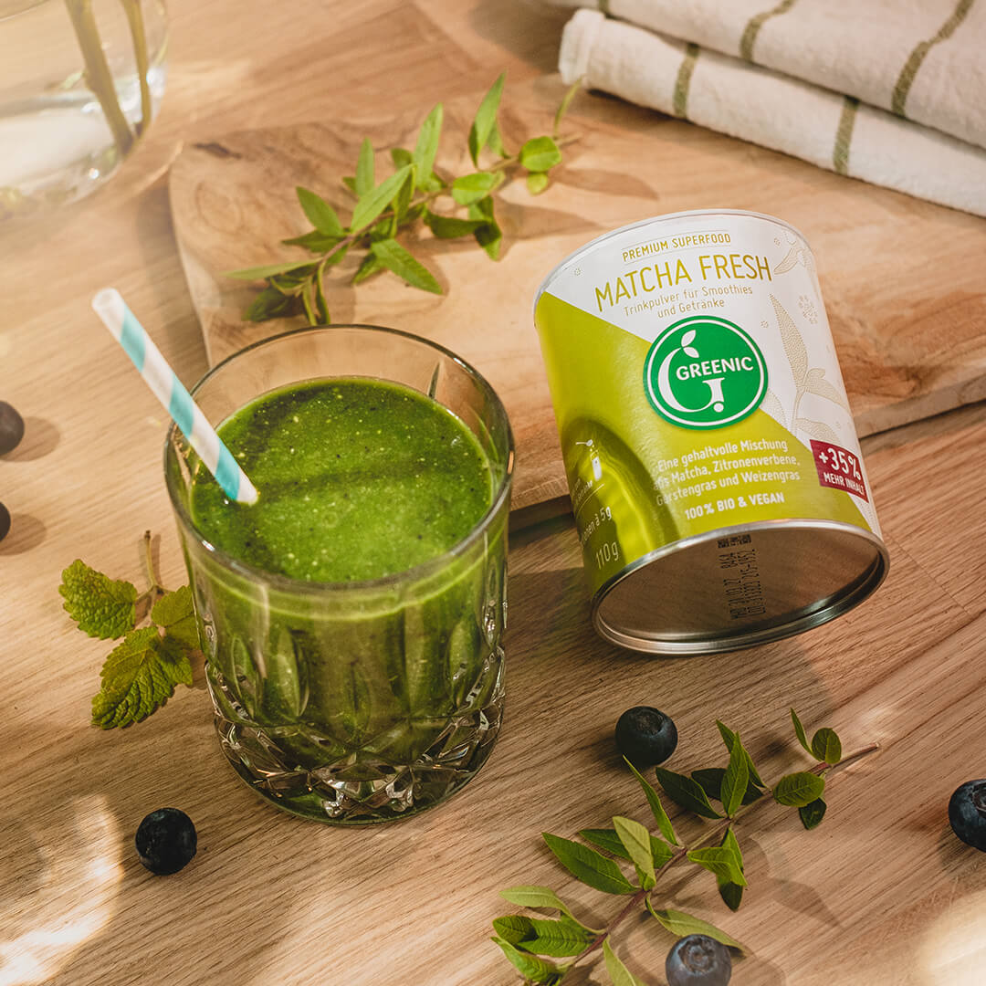 Matcha Fresh, Bio Kaffeealternative mit Zitronenverbene 110g