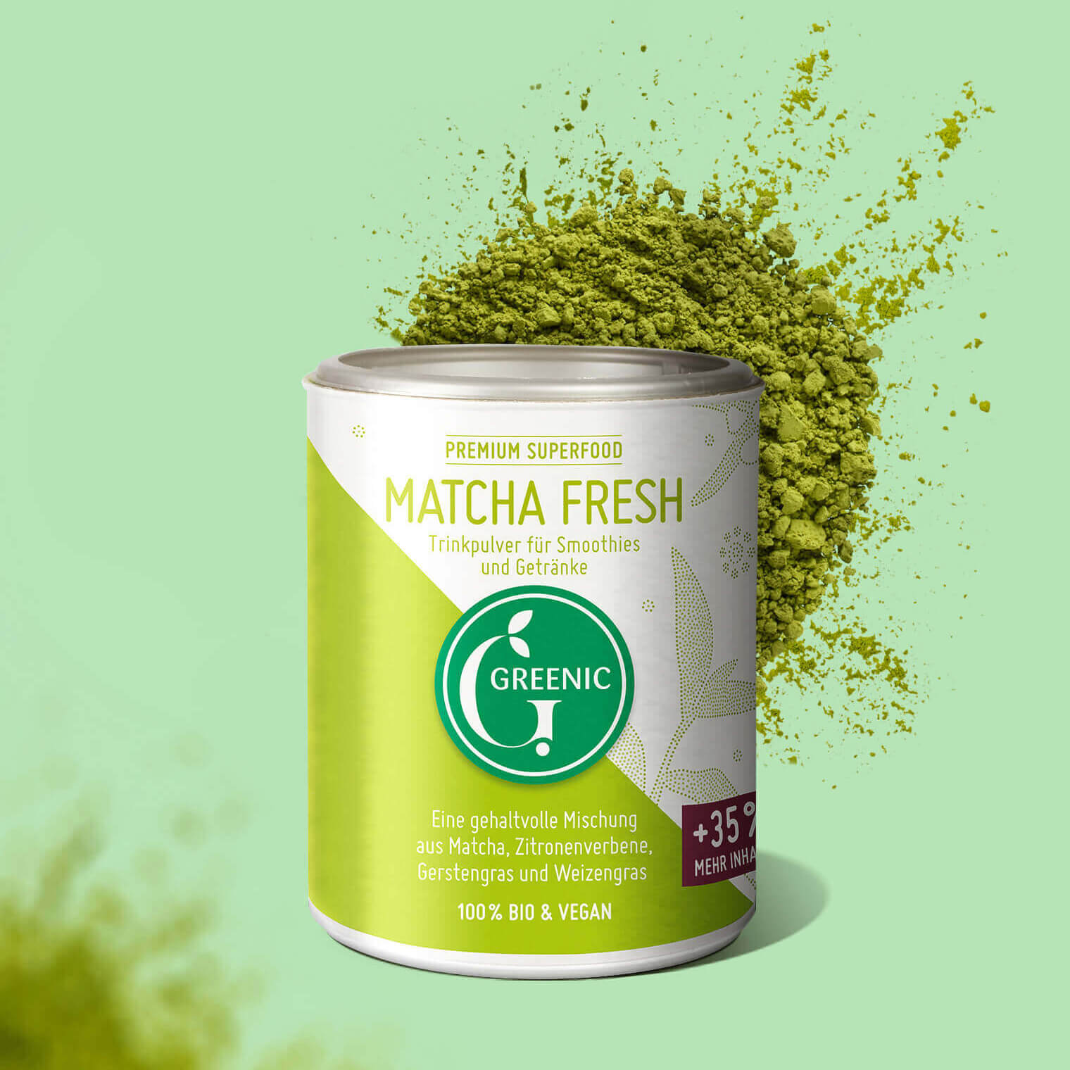 Matcha Fresh, Bio Kaffeealternative mit Zitronenverbene 110g