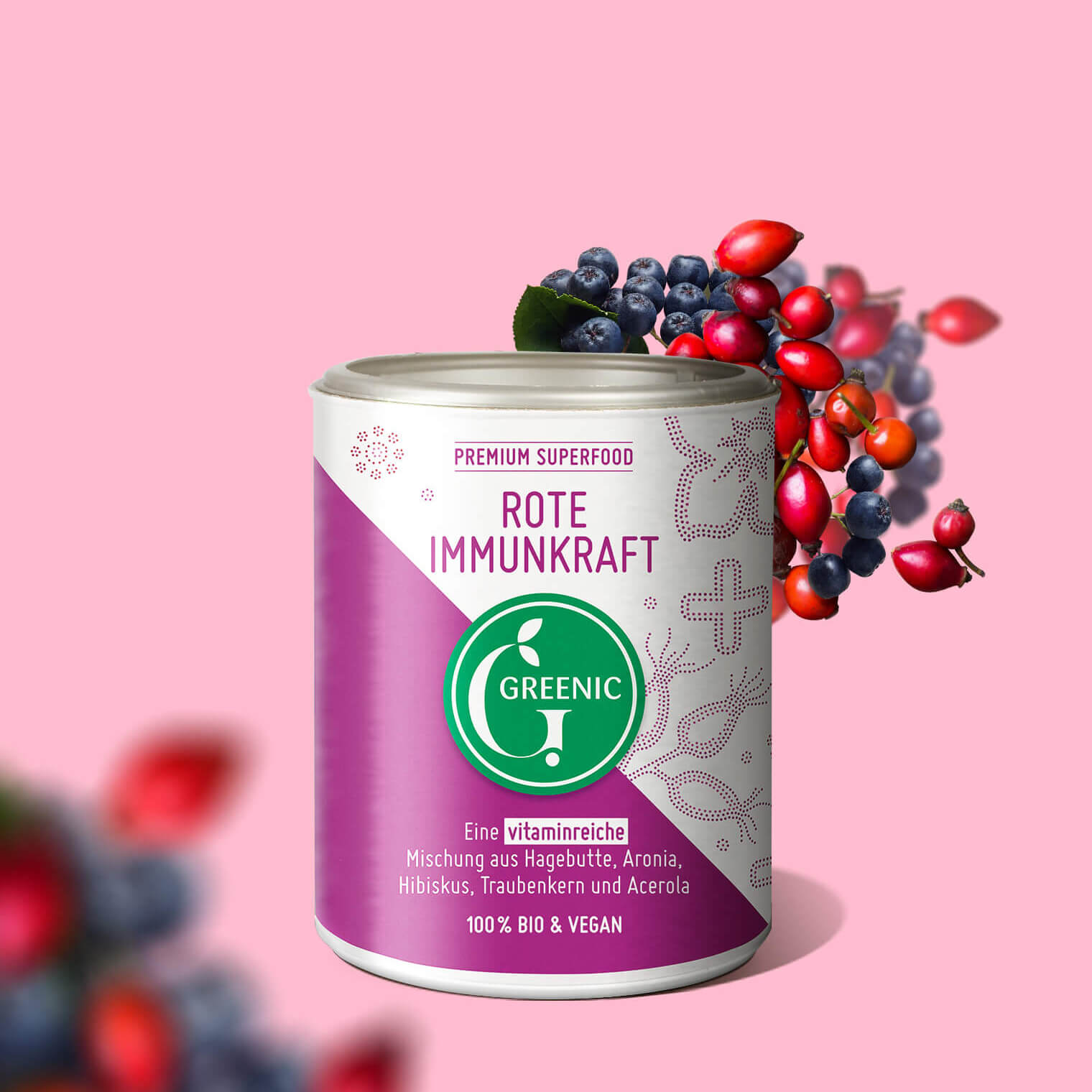 Rote Immunkraft, Bio Superfood-Beeren für die Abwehrkräfte 130g