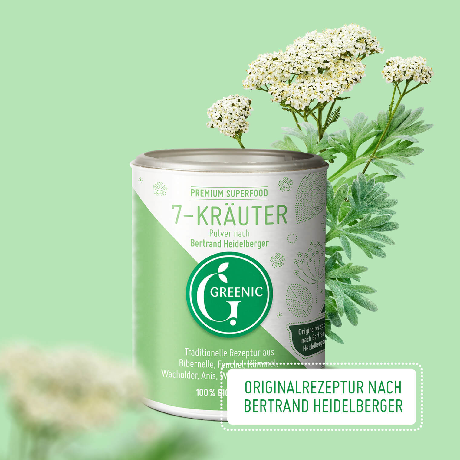 7 Kräuter, Bio Bitterkräuter Originale Heidelberger Rezeptur 75g