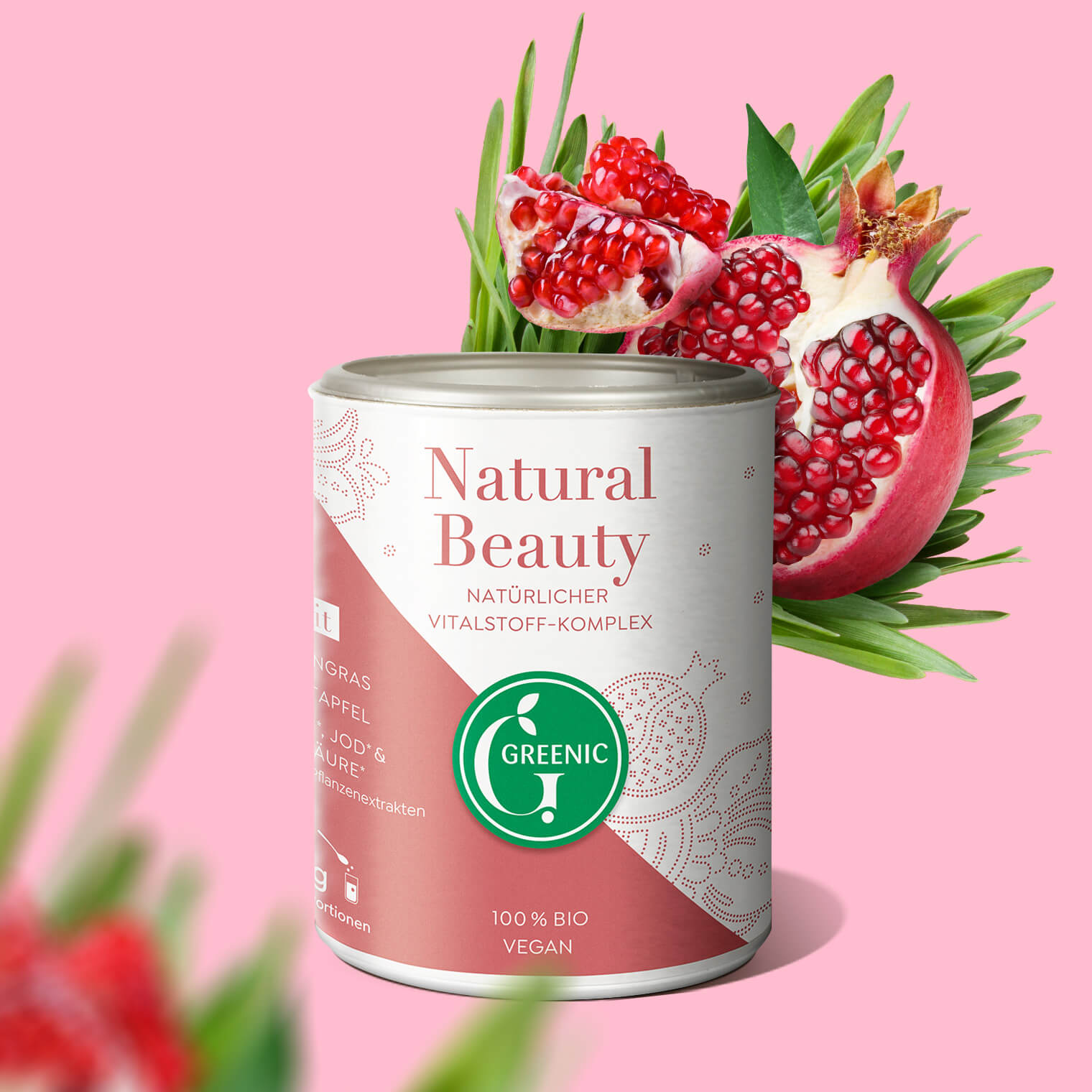 Natural Beauty, Bio Glow-Drink für Haut & Haare 100g