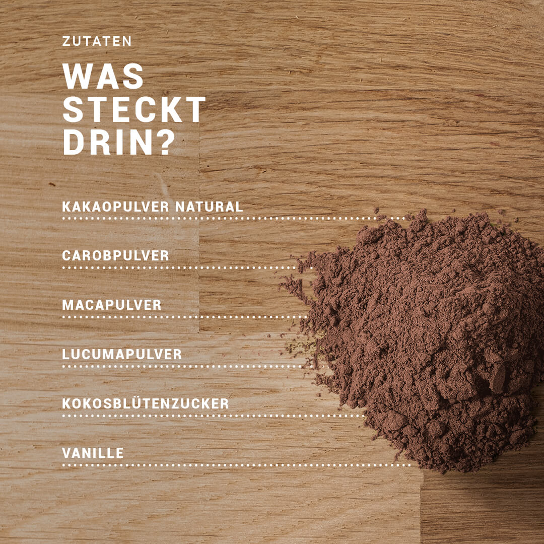 Power Cacao, Bio Superfood Kakao mit Kokosblütenzucker 175g